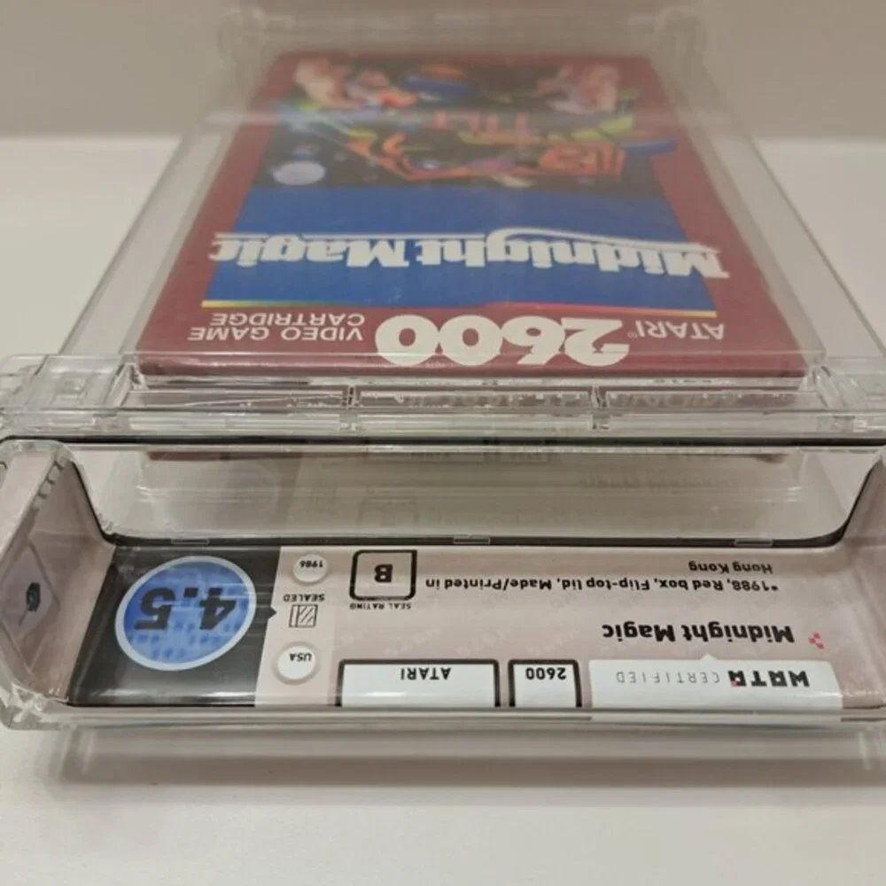 New Midnight Magic Atari 2600 Sealed Video Game Wata Graded 4.5 Seal! 1986